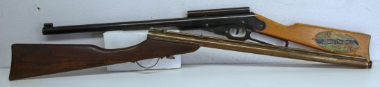 Two Vintage BB Guns - Daisy No. 95 Buzz Barton Special, Other No Identification Marks Missing Parts