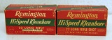 2 Full Boxes Remington Hi-Speed .22 LR Shot and .22 LR HP Cartridges Ammunition...