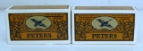 2 Full Vintage Boxes Peters High Velocity .22 Long Cartridges Ammunition...