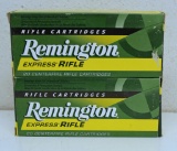 Two Full Boxes Remington .222 Remington 50 gr. PSP Cartridges Ammunition...
