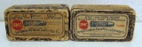 Two Different Partial Vintage Remington UMC Two Piece Boxes .32 Colt Police Positive Cartridges