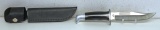 Buck Model 119 Fixed Blade Hunting Knife with Leather Sheath, 6