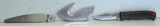 Kershaw 1098 Interchangeable 3 Blade Knife in Leather Sheath - 4