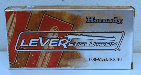 Full Box Hornady LEVERevolution .45-70 Gov't 325 gr. FTX Cartridges Ammunition...