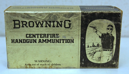 Full Vintage Box Browning .32 S&W Long 98 gr. Cartridges Ammunition...