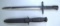 Glock 81 Bayonet in...Sheath and Damaged Italian M1891 Bayonet, Wrap and Wooden Handle is Missing...