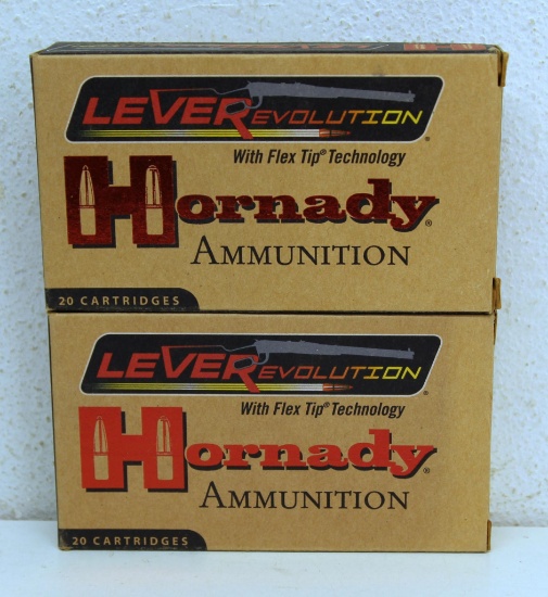 Two Full Boxes Hornady LEVERevolution .25-35 Win. 110 gr. FTX Cartridges Ammunition...