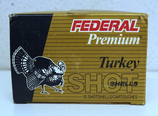Full Box of 10 Federal Premium Turkey 12 Ga. 3" 5 Shot Shotshells Ammunition...