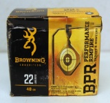 Full 400 Round Box Browning .22 LR 40 gr. Performance Rim Fire Cartridges Ammunition...
