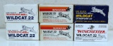 Six Full Different Boxes Winchester Wildcat 22 High Velocity .22 LR Cartridges Ammunition...
