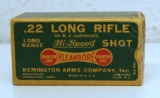 Full Vintage Remington Dog Bone Box .22 LR Shot Cartridges Ammunition...