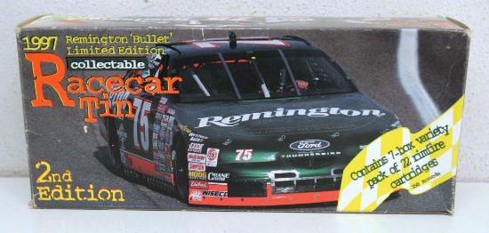 1997 2nd Edition Remington 'Bullet' Limited Edition Collectable Race Car Tin 7 Box Variety Pack of