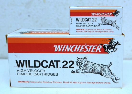 Full Brick Winchester Wildcat 22 High Velocity .22 LR Cartridges Ammunition...