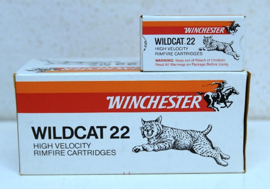 Full Brick Winchester Wildcat 22 High Velocity .22 LR Cartridges Ammunition...