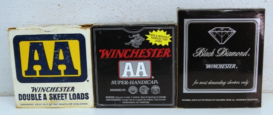 Vintage Full Box Winchester AA 12 Ga. 2 3/4" Skeet Load and Full Box Winchester AA Super Handicap