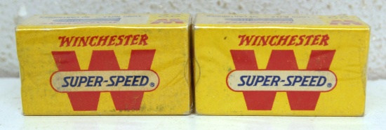 2 Full Vintage Boxes Western Super-Speed .22 LR Cartridges Ammunition...