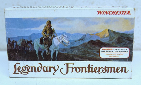Full Vintage Box Winchester Legendary Frontiersmen Commemorative .38-55 Winchester Cartridges