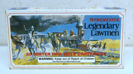 Full Vintage Box Winchester Legendary Lawmen .30-30 150 gr. Silver-Tip Cartridges Ammunition...