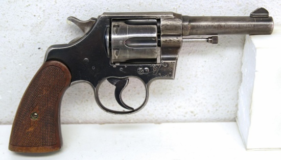 Colt Official Police .38 Special Double Action Revolver... 4" Barrel... Some Scars on Frame... Gun