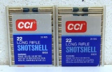 2 Packs of 20 CCI .22 LR Shotshells...Cartridges Ammunition...