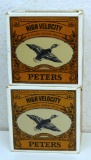 2 Full Vintage Boxes Peters 28 Ga. 2 3/4