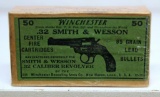 Full Vintage Sealed Two Piece Box Winchester .32 S&W Cartridges Ammunition...