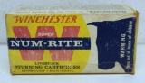 ...Partial Vintage Box 393 of 500 Rounds Winchester Num-Rite .22 Cal. Rimfire Livestock Stunning