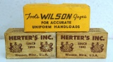 Herter's .30-30 Win. and 6 mm Rem. Cartridge Case Gages in Original Boxes and Wilson .270 Win.