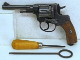 Russia M1895 Nagant 7.62x38R Nagant Double Action Revolver... Marked 1944 r... Cleaning Kit... SN#17