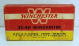 Full Vintage Box Winchester .32-40 Winchester...165 gr. SP Cartridges Ammunition...