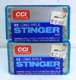 2 Full Sealed Boxes CCI Stinger .22 LR Cartridges Ammunition...