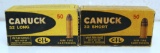 Full Vintage Box C-I-L Canuck .32 Long Rim Fire and Partial Vintage Box 40 C-I-L Canuck .32 Short