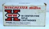 Full Vintage Box Winchester Western .25-20 Winchester 86 gr. SP Cartridges Ammunition...