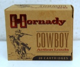 Full Box Hornady Cowboy Action Loads .44-40 Win. 205 gr. FP Cartridges Ammunition...