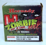 Full Box Hornady Zombie Max 9 mm Luger 115 gr. Z-Max Cartridges Ammunition...