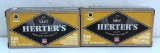 2 Full Boxes Herter's 9 mm Luger 115 gr. FMJ Cartridges Ammunition...