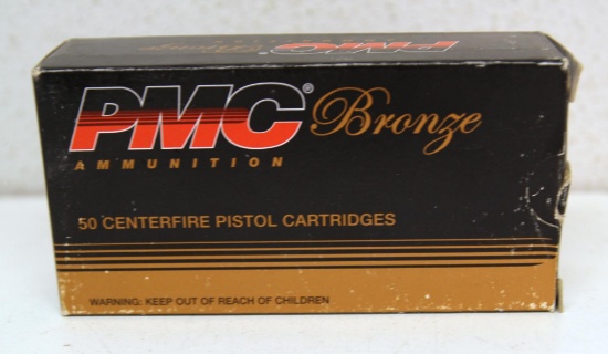 Full Box PMC Bronze .38 Super Auto +P 130 gr. PMJ Cartridges Ammunition...
