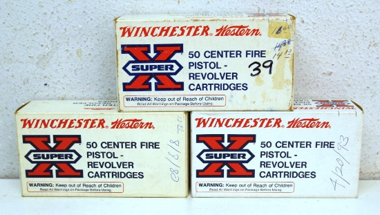 2 Full Boxes and 1 Partial Box 39 Winchester Western Super-X .38 Special 95 gr. SilverTip HP