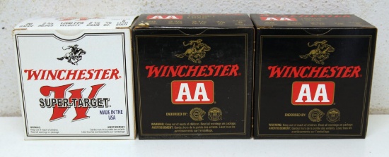 2 Full Boxes Winchester AA Target Loads 20...Ga. 8 Shot 2 3/4" and Full Box Winchester Super-Target 