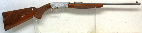 Belgium Browning 22 Auto Grade 3 Engraved .22 LR Semi-Auto Rifle... Hard-to-find Rear Wheel Sight...