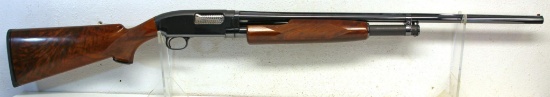 Winchester Model 12 28 Ga. Skeet Pump Action Shotgun... High Grade Checkered Deluxe Wood... 26" Soli