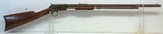 Winchester Model 1890 .22 Short Pump Action Rifle... Checkered Deluxe Wood on Stock... 2 Tap Holes T