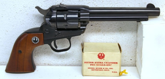 Ruger Single-Six .22 LR Single Action Revolver in Box... Extra Cylinder... Lightly Used... SN#803595