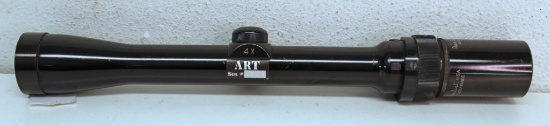 Realist Auto/Range 4X Rifle Scope with Soft Case - Clear Field of View...