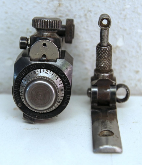 Vaver...Sight Co. No. 210 Peep Sight and Lyman Tang Sight...