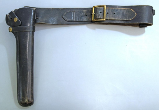 Hunter Leather Holster and Cartridge Belt...