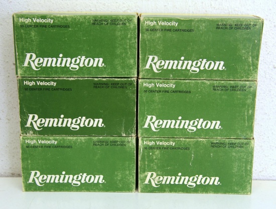 Metal Ammo Can w/6 Full Boxes Remington .218 BEE 46 gr. HP Cartridges Ammunition...
