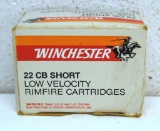 Partial Box 178 Winchester .22 CB Short Low Velocity Cartridges Ammunition...