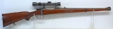 CZ BRNO 7x57 Bolt Action Rifle w/Checkered Full Mannlicher Stock w/4 Power Scope... Double Set