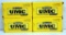4 Full Boxes Remington UMC 9 mm Luger 147 gr. MC Cartridges Ammunition...